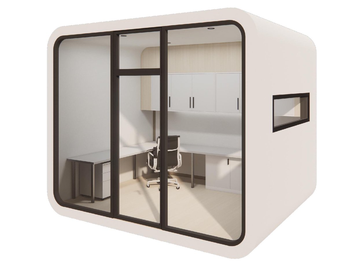 GoodyoBath's tweet image. Swipe to see the interior of our signature pod. We’ve combined minimalist aesthetics with maximum functionality—ample storage, clean lines, and a workspace designed for high-performance living.

For more infos click here: goodyobp.com/pages/prefab-h…

#InteriorDesign #WorkspaceDesign