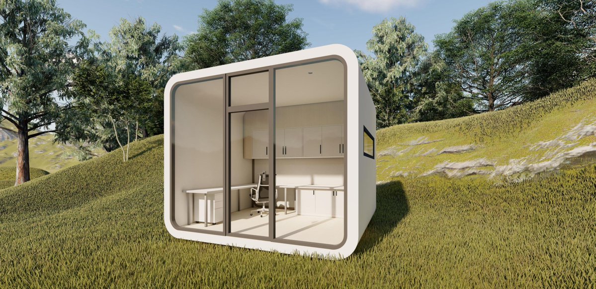 GoodyoBath's tweet image. Swipe to see the interior of our signature pod. We’ve combined minimalist aesthetics with maximum functionality—ample storage, clean lines, and a workspace designed for high-performance living.

For more infos click here: goodyobp.com/pages/prefab-h…

#InteriorDesign #WorkspaceDesign