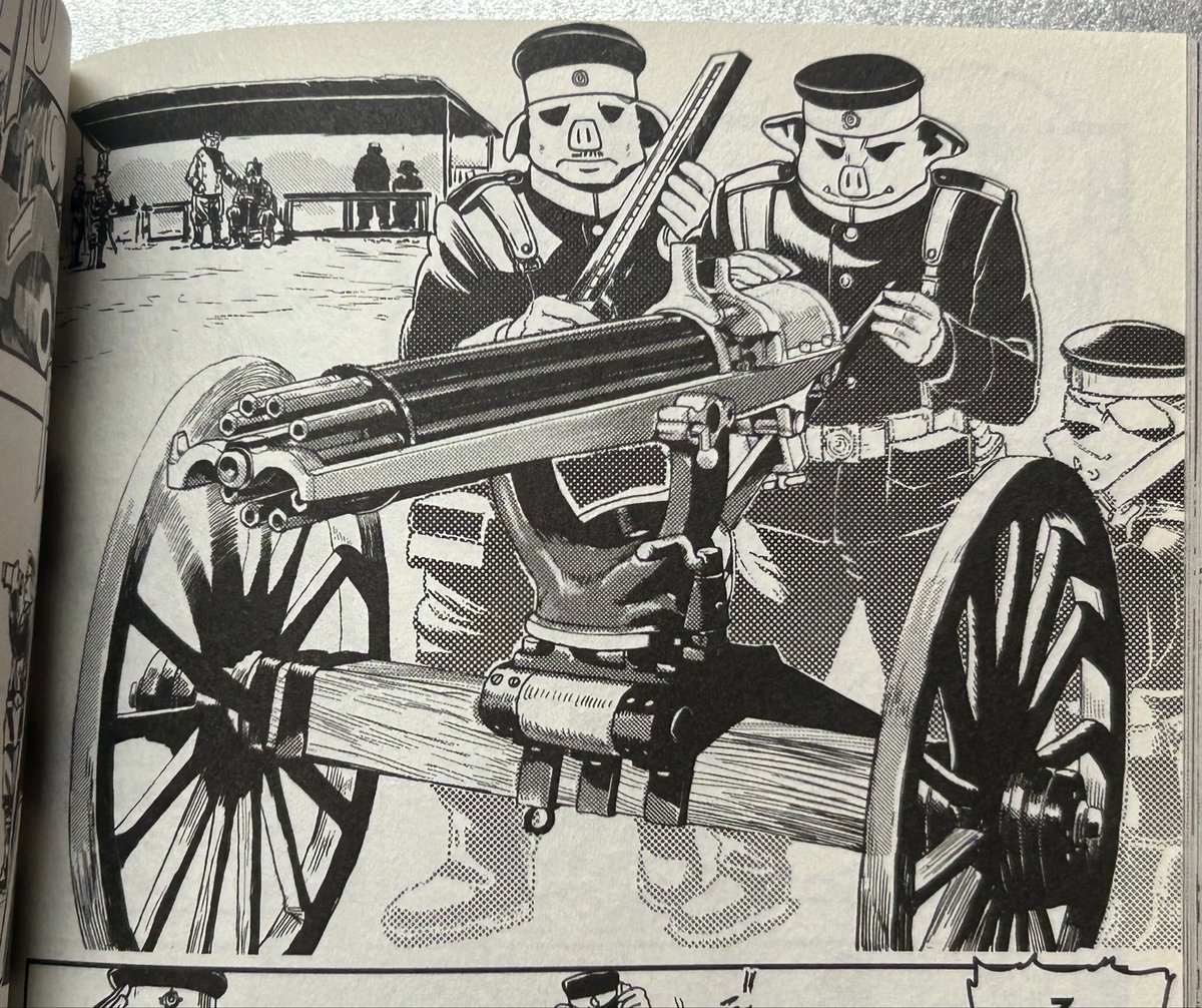 この日露戦争後の明治の資料に書かれている「騎兵が下馬して戦闘を行う」は。黒溝台会戦において秋山支隊が軍馬から降り。塹壕を掘り歩兵としてコサック騎兵の襲撃と対峙した戦訓によるものだろう。この時秋山支隊はフランス製のオチキス機関銃を使用している。 