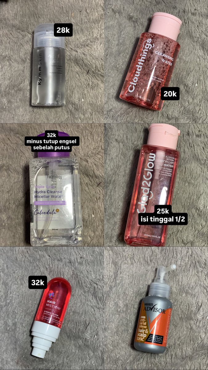 aeliraay's tweet photo. pagiii, aku ada beberapa produk baru hihii :p yukk yang mau jajan bole bgtt, bisa oyen no cod yaaw 🫶🏻 semua pemakaian bekas konten, ada juga yang new kokk!!! bisa keep tanggal kembar jugaa, pengiriman dari jatim yaa 💗 ada beberapa barang lagi aku taro di rep https://t.co/ylzllZhR1i