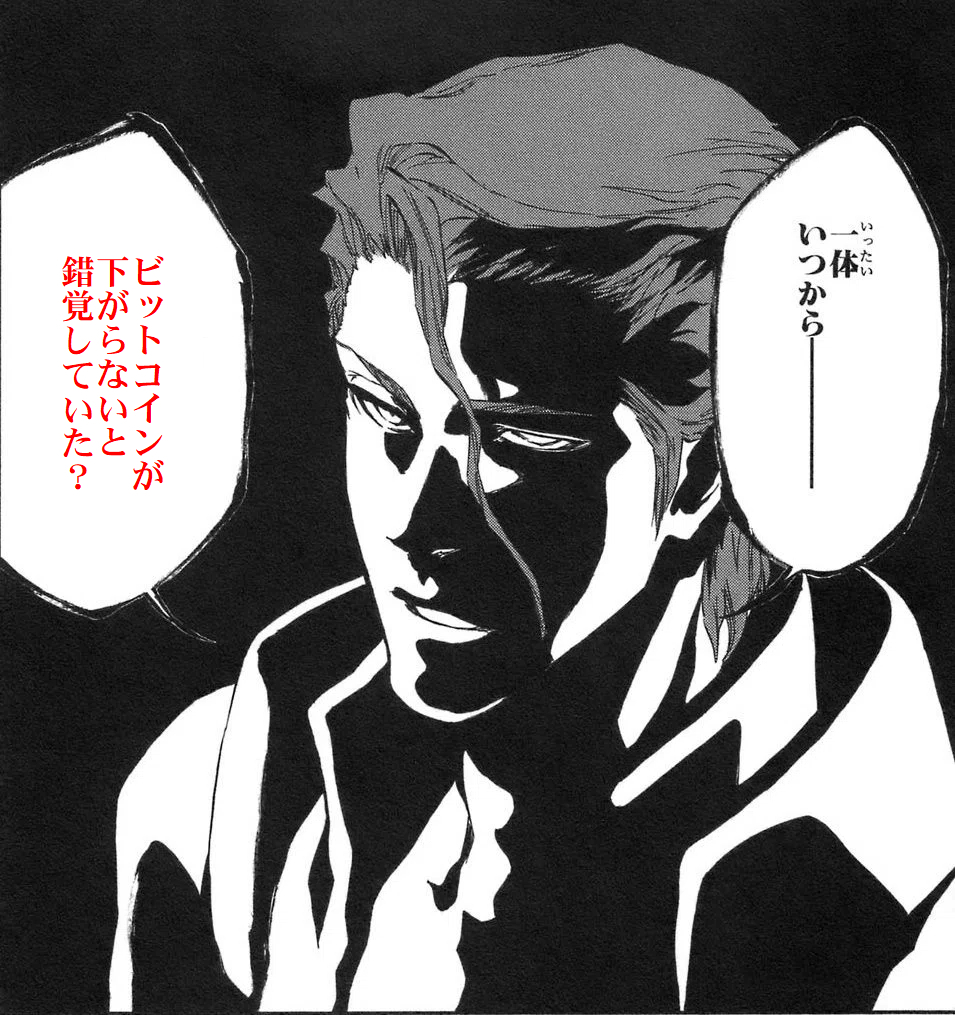 一体いつから―――― ビットコインが下がらないと錯覚していた？