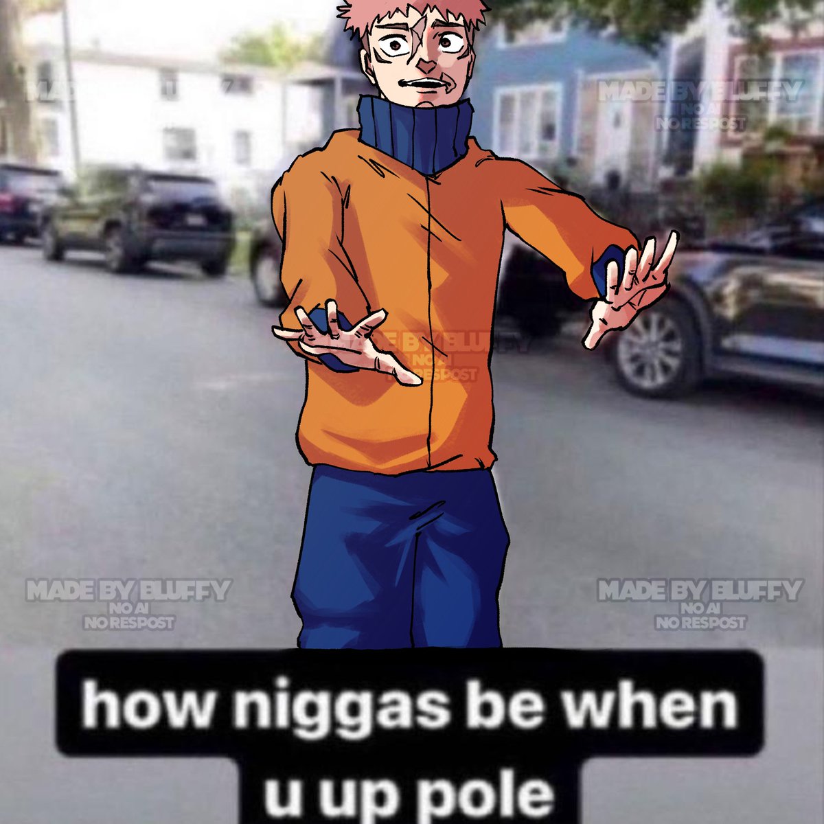 itswonko's tweet image. "Are you... an agent of Jujutsu High?"