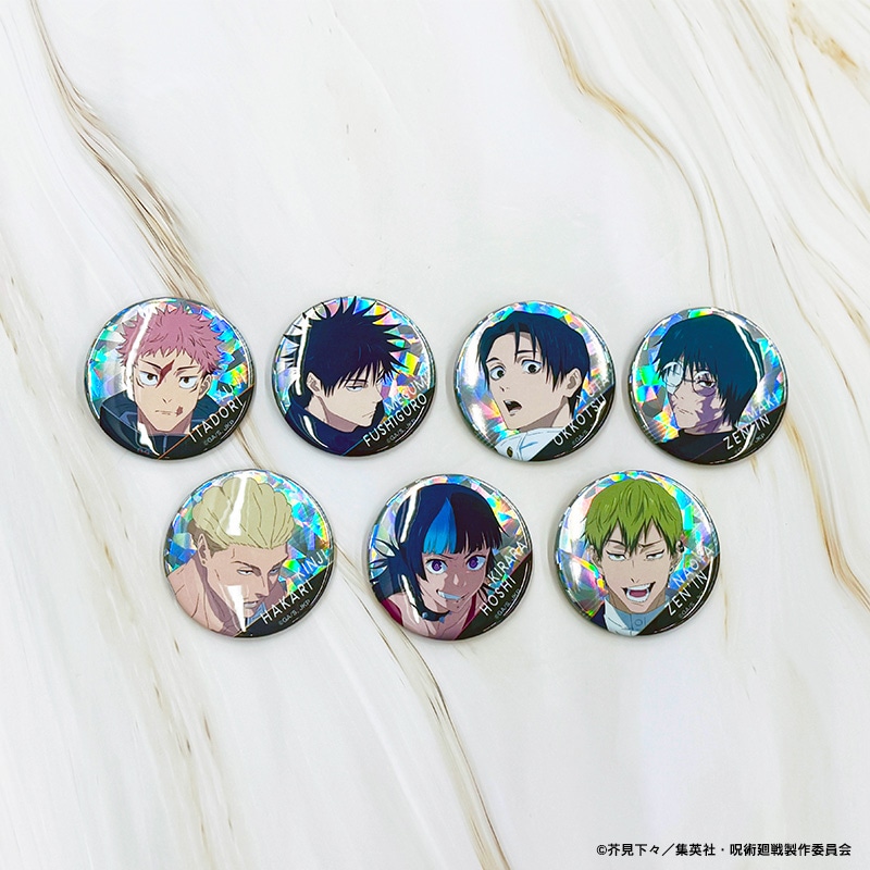 【グッズ情報】

『呪術廻戦』死滅回游 ホログラム缶バッジ Vol.2がTaSにて予約開始！

ご予約はコチラ▼
tohoentertainmentonline.com/shop/g/gTASG07…