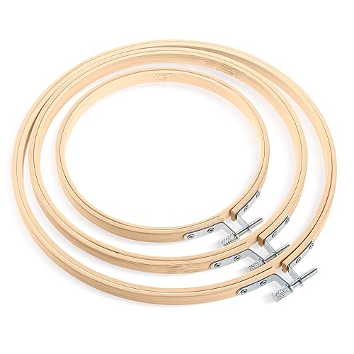 I just received Siumir Embroidery Hoops, 3PCS 13/17/20cm Wooden Hoop Rings Adjustable Cross Stitch Hoops Round Embroidery Hoops for DIY Art Craft Sewing - 13/17/20CM from koala_koa via Throne. Thank you! throne.com/alluringsimmer #Wishlist #throne