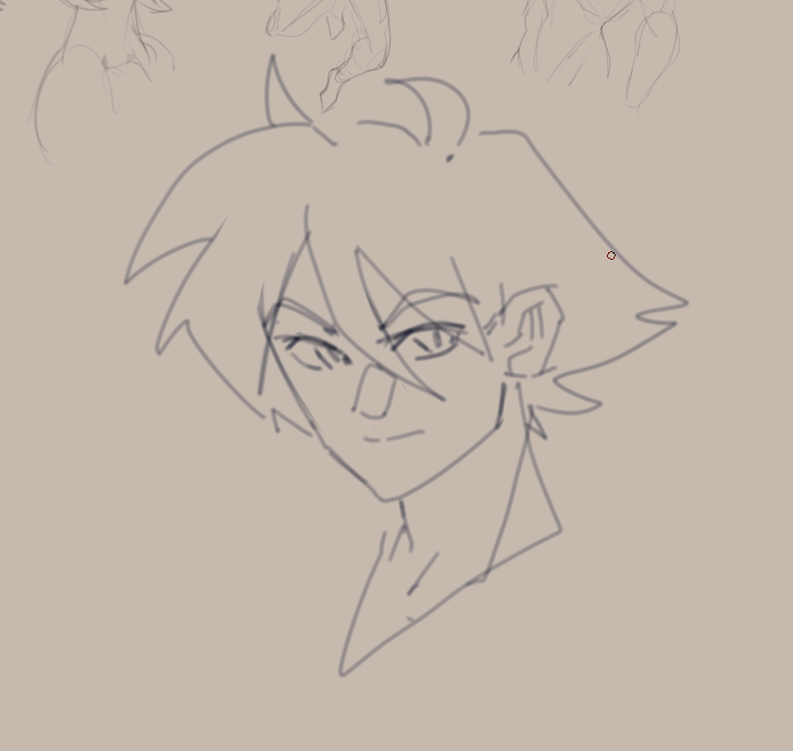 me gusta este peinado que dibuje