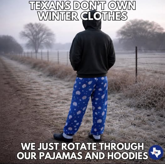 unforgiven774's tweet photo. @MaxVelocityWX  Isn't this how we dress in the south for winter Looked a bit familiar from this morning's video LOL https://t.co/XMMdnxSH3G