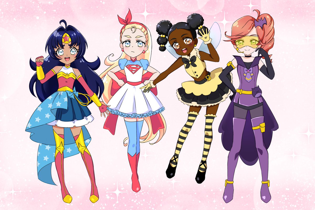 dc super hero girls but make it pretty cure