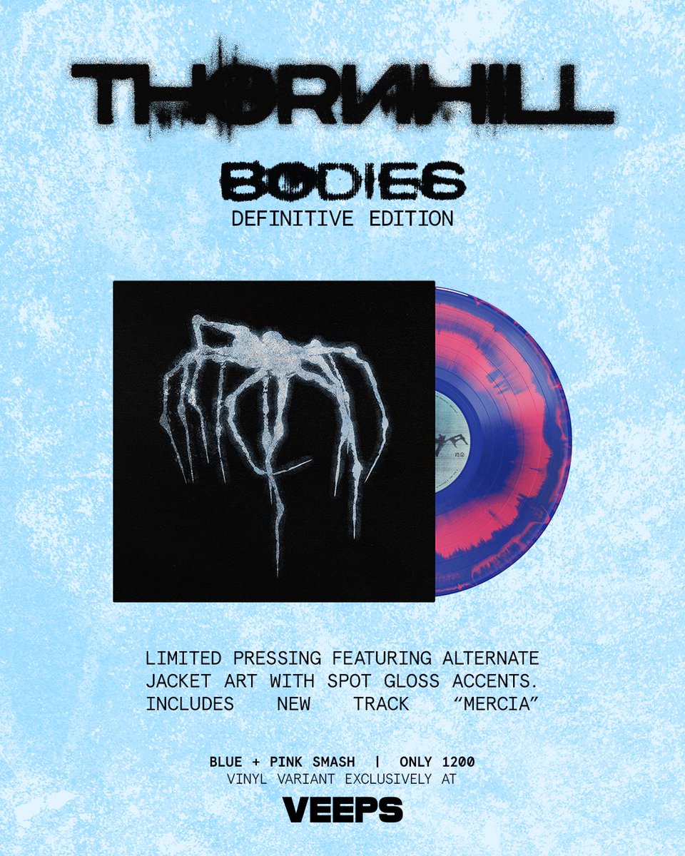 thornhillmelb's tweet photo. VIP tickets are selling out across all shows also, get the chance to purchase the BODIES Definitive Limited Edition vinyl with alternate artwork! 

Get yours today, limited to 60 tickets per show only. https://t.co/jpWTOxs6O2