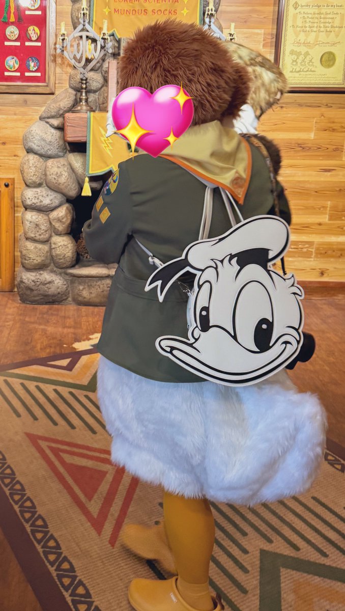 3枚目のカバン
仮装の時のカバンにしたけどドナルドの仮装してますアピールになって可愛い