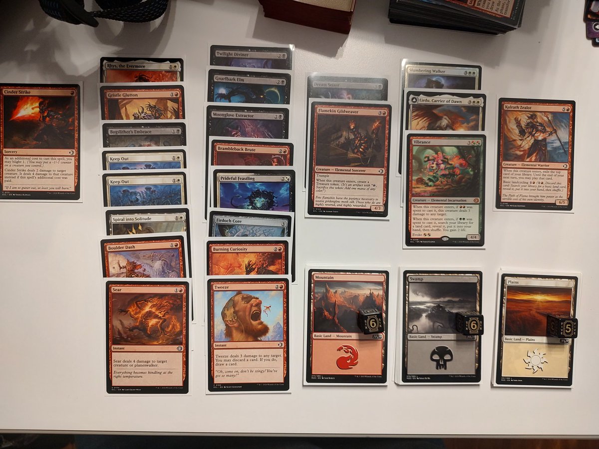 Submitted Grixis Scam Elementals in Standard, trophied the testing house draft tonight, feeling good and excited to crush it tomorrow 💪
Representing #TeamGoodVibrance 🔥🐶 at #PTLorwynEclipsed