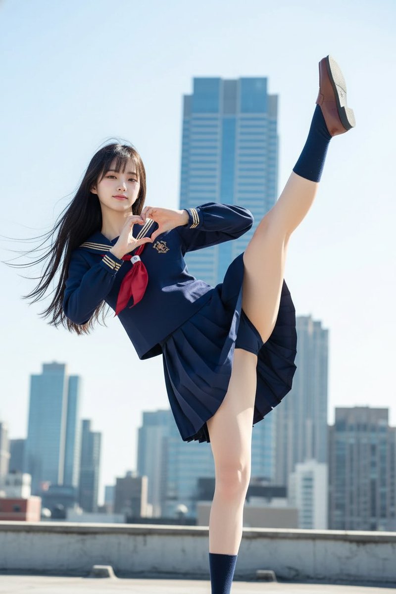 miamia20250920's tweet image. 現実には無理なポーズ
#AIart  #AIgirl