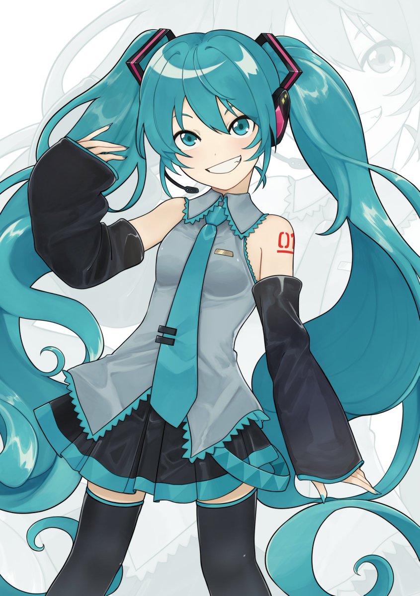 #HatsuneMiku smile!