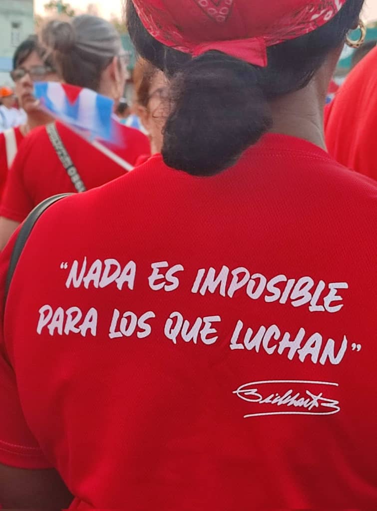 Aquí hay Revolución pá rato, no se bajará la guardia jamás.
#UnPuebloEnRevolución