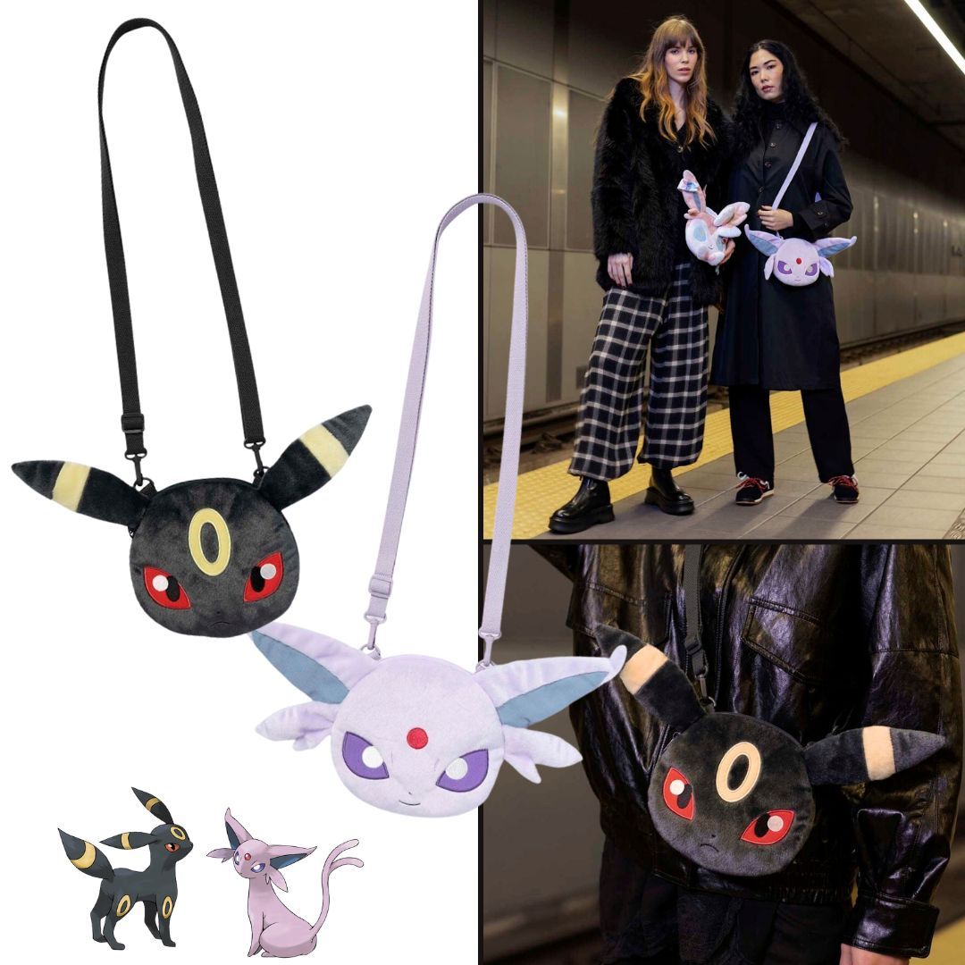 Pokémon Eevee Collection - Face Pouch Umbreon &amp; Espeon ✨ Check them out at the link below!
🛑 buff.ly/VqBIBgy
#Pokemon