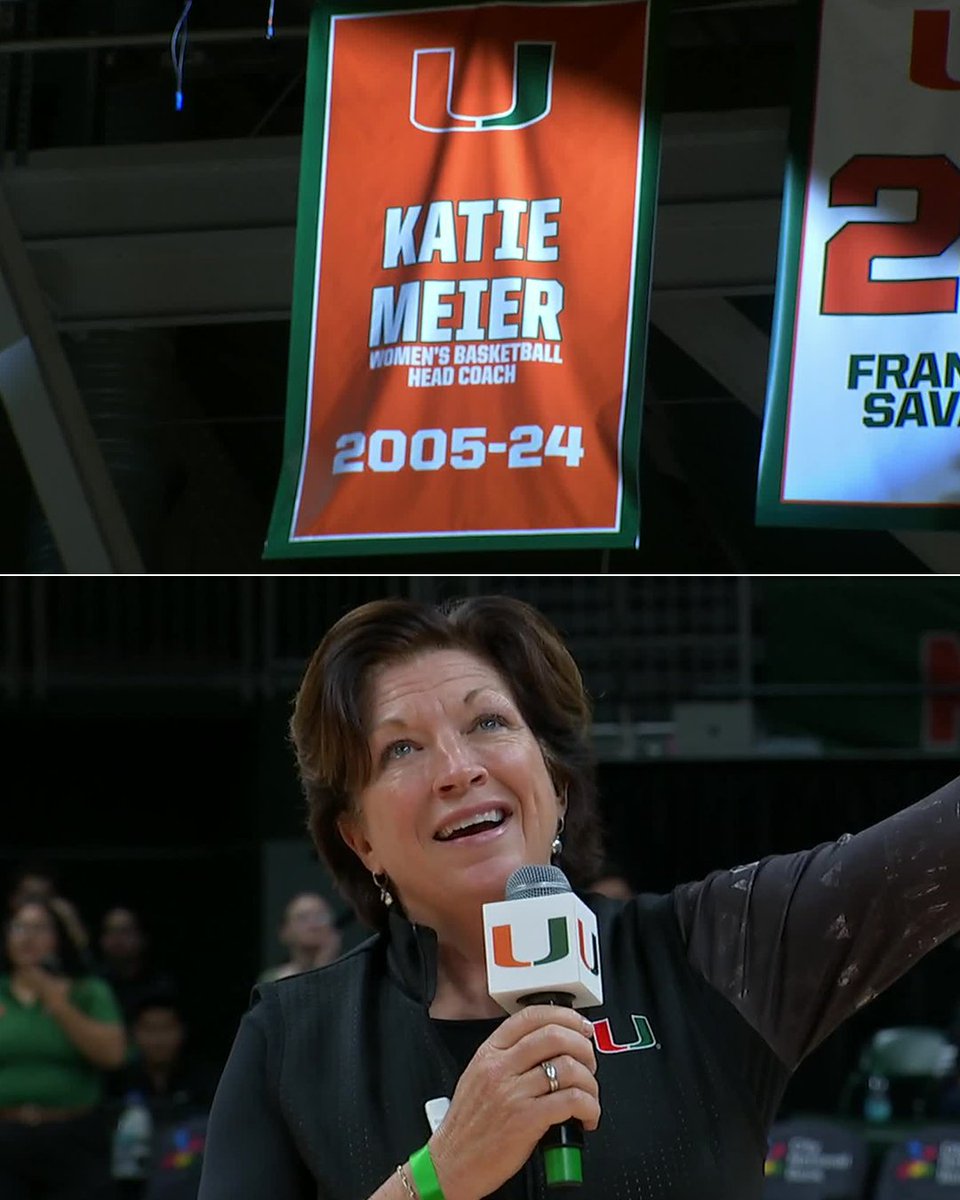 accnetwork's tweet photo. Miami legend Katie Meier 🙌 https://t.co/1Bd7yiBCNk