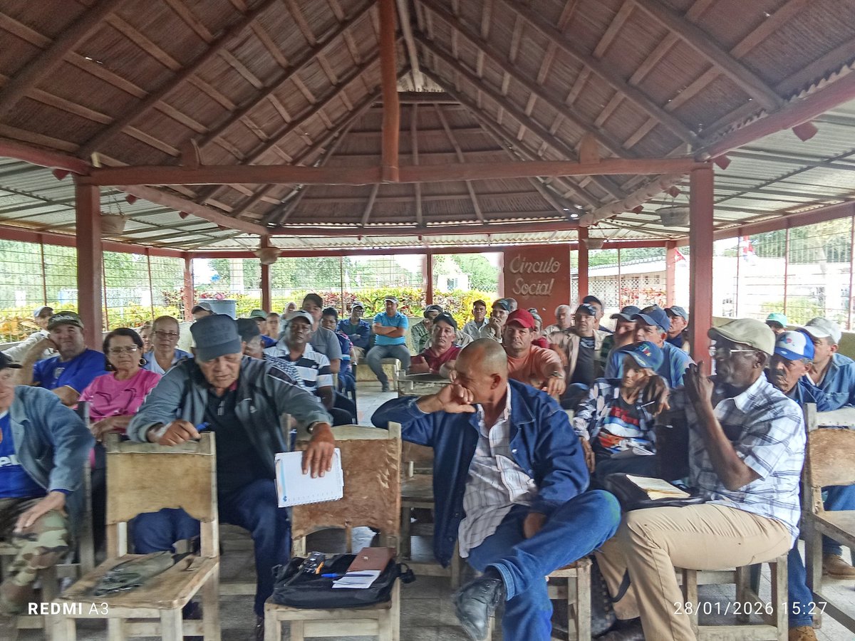 Como parte del control integral del Buró Nacional de la #ANAPCuba a la provincia de #Camagüey, evalué con presidentes de cooperativa, integrantes de juntas directivas y campesinos el cumplimiento de los indicadores productivos, la marcha de la zafra y la contratación 2026.