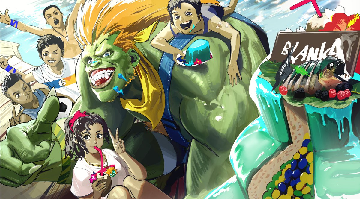 StreetFighterJA's tweet photo. ガゥア！ショウブだぁッ！⚡

本日2月12日はブランカの誕生日㊗
ゲーム内のNEWSにブランカからのスペシャルメッセージが届いていますよ👀
(CV：#うえだゆうじ)

ドライブチケットの配布や限定トーナメントも開催中🤼
バトルハブでブランカの誕生日をみんなでお祝いしよう🎂

#スト6
#ブランカ生誕祭 https://t.co/n8xwWBz8XO