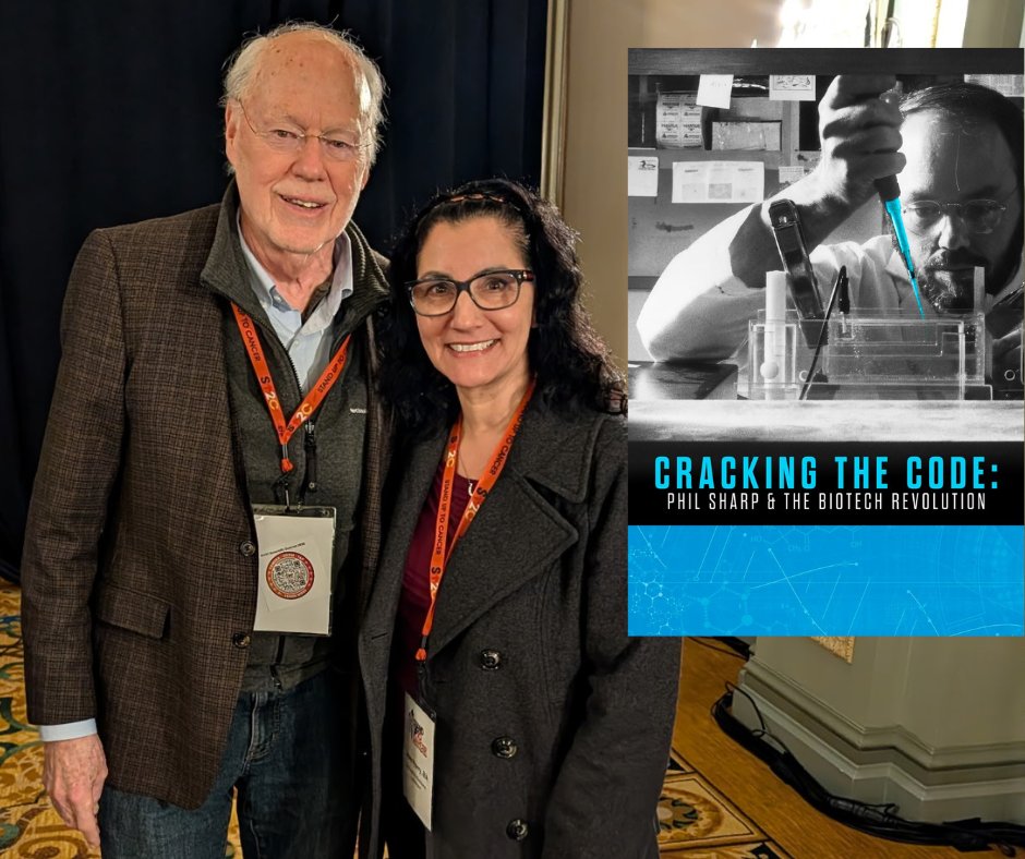 LFSAssociation's tweet photo. LFSA president Jenn Perry got the chance to meet Nobel Prize-winning scientist Phillip Sharp, whose discovery of RNA splicing reshaped science, medicine and the global tech industry. His story was captured in a fascinating documentary shown last night at  @SU2C Scientific Summit 2026.
Watch CRACKING THE CODE: Phil Sharp and the Biotech Revolution: https://t.co/LSfMSNXbb2