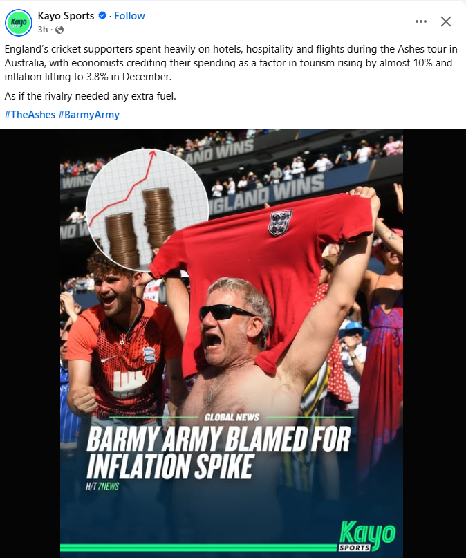 cric_blog's tweet image. Stories like these are sure to improve the relations between England and Australia fans. 😂

#Ashes