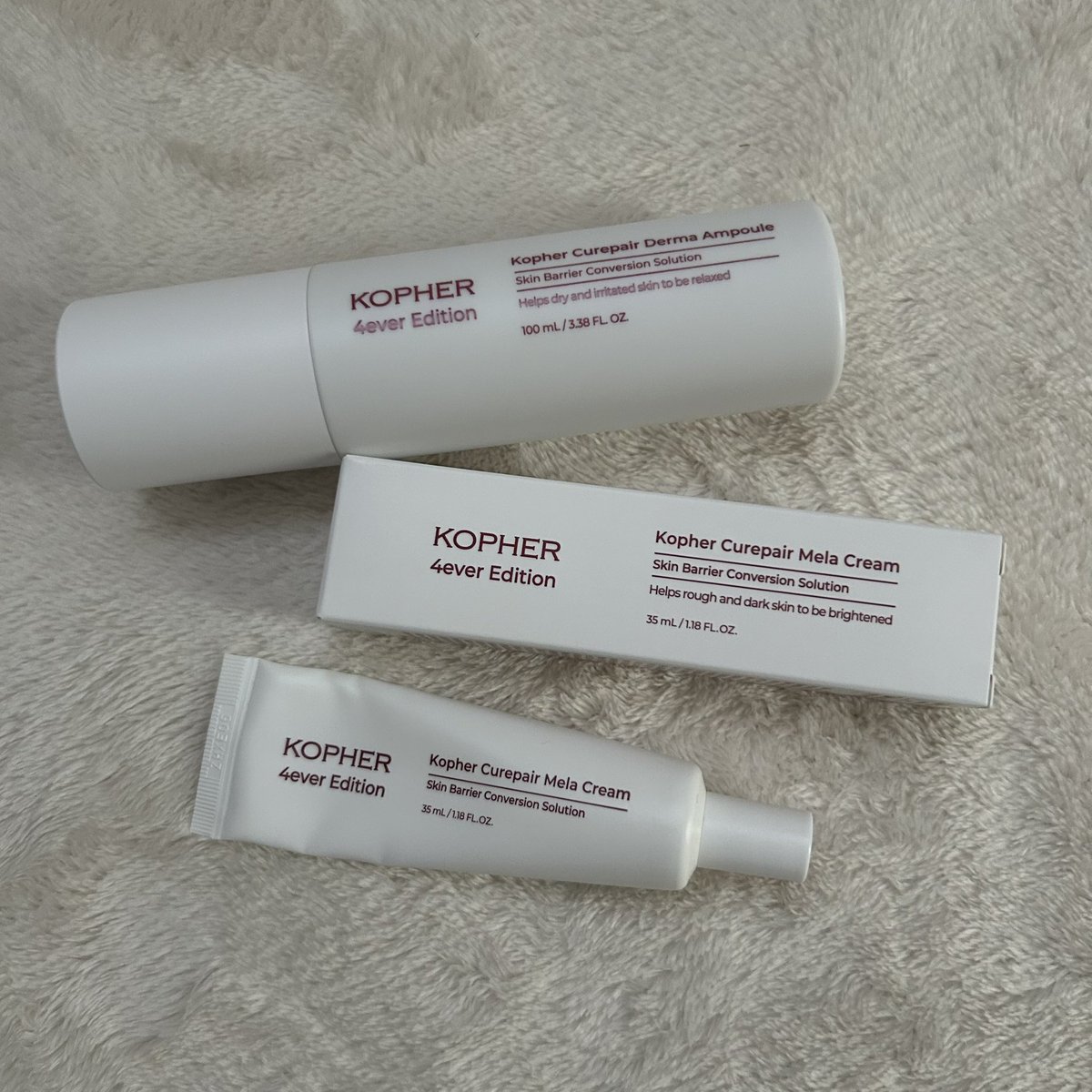 KOPHER メラクリーム アンプル まとめ売り 新品未使用】KOPHERキュアペア ダーマアンプル＆メラクリーム4点まとめ