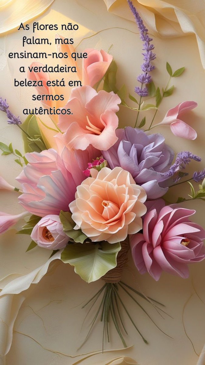 As flores não falam, mas ensinam-nos que a verdadeira beleza está em sermos autênticos.