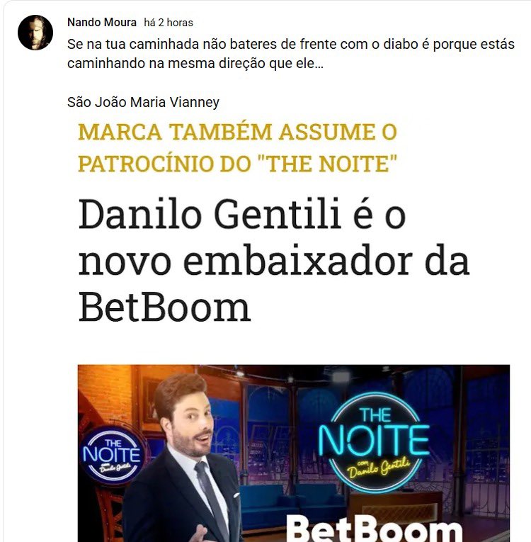 Danilo Gentili tweet media