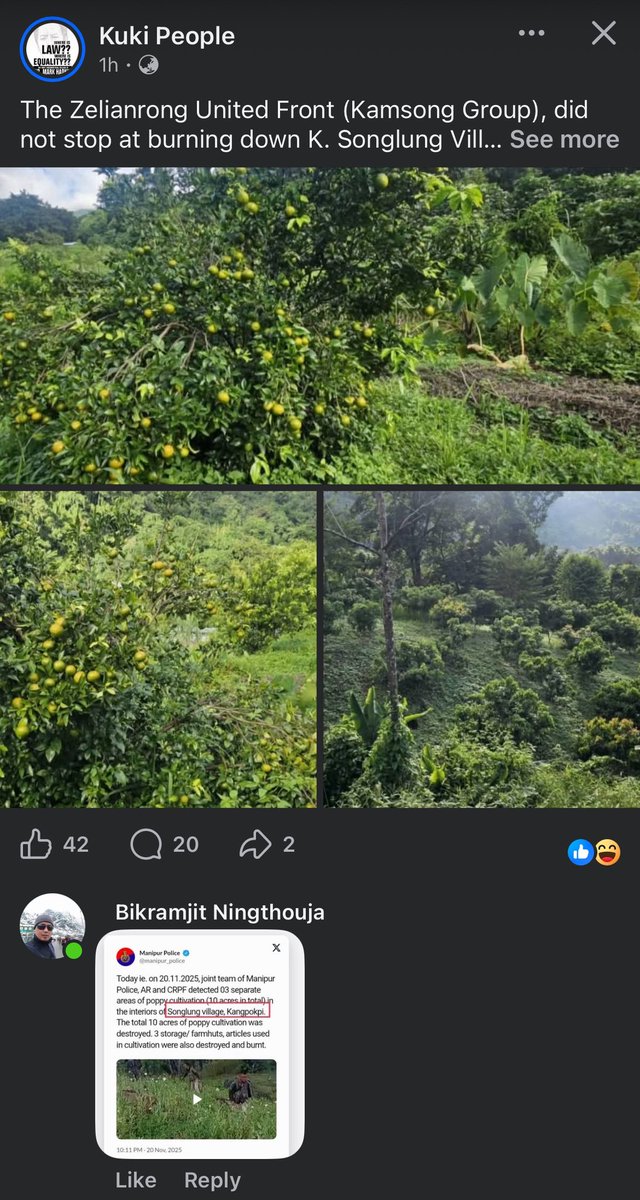 As Posted by Senapati Today: 

*Let us analyse the joint statement issued by KIM and UNC.*

The mention of KIM preceding UNC suggests that KIM took the initiative and drafted the joint statement. The wording recognising a location with few houses as a village implies that the