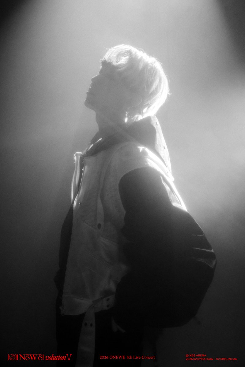 [#원위]

2026 ONEWE 5th Live Concert 
'O! NEW E!volution Ⅴ’

💥 SOLO CONCEPT PHOTO #2 💥

▫ GIUK ▫

📍 공연 일정
✔ 260207 (토) 18시 (KST) / 
260208 (일) 17시 (KST)

📍 멜론 티켓 예매 페이지
🔗 국내 - ticket.melon.com/performance/in…
🔗 글로벌 - tkglobal.melon.com/performance/in…

📍 티켓링크