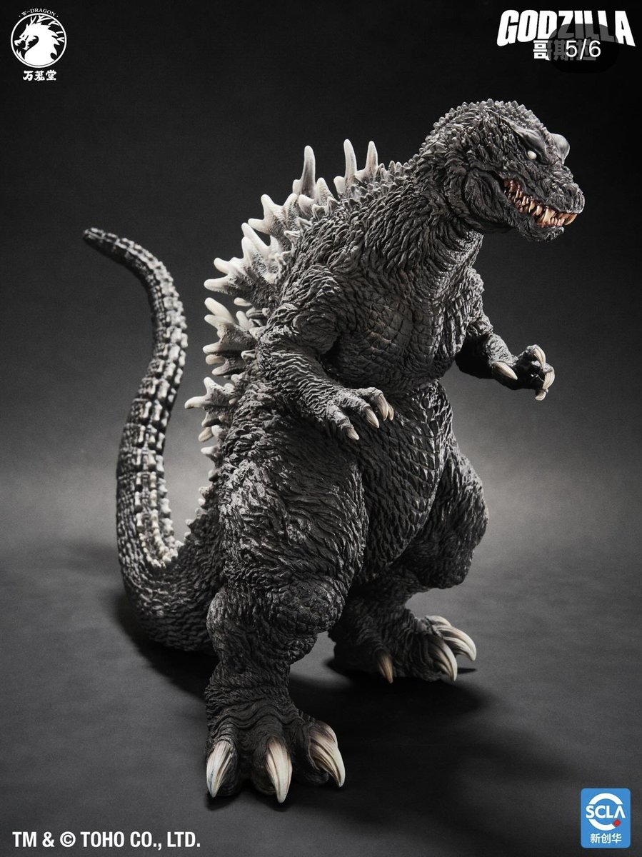 W-DRAGON から販売される ねんど星人さん原型のGMKゴジラが格好良すぎる✨