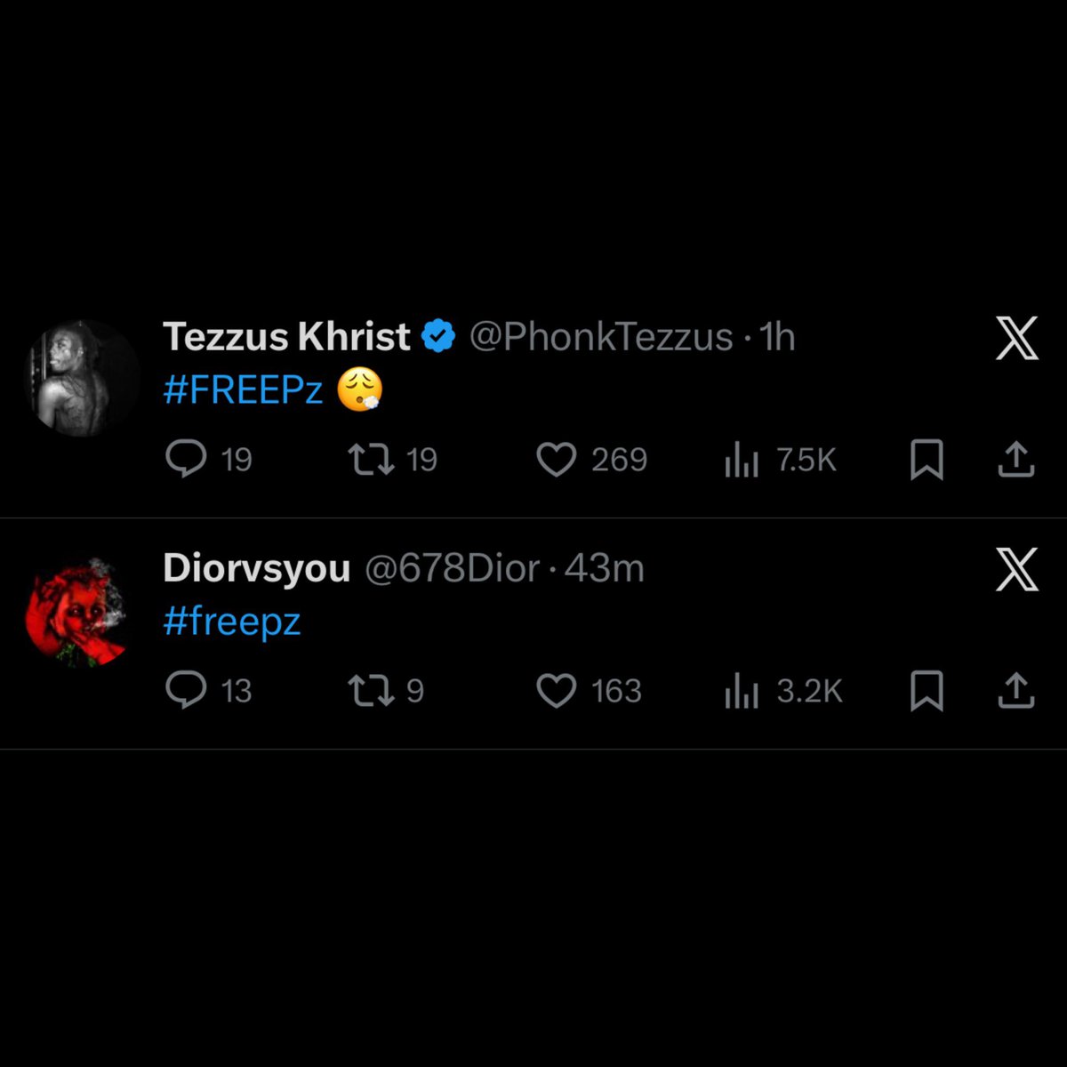 OvrPoweredMusic's tweet photo. Rumors circulate that Pzβ may have been arrested after Tezzus & Diorvsyou post #FREEPz π https://t.co/OufedIZ0hN