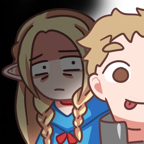 kaikairoh's tweet photo. dungeon meshi emotes for this months #VGenChallenge 😛 

#dungeonmeshi #deliciousindungeon #marcille https://t.co/BLOcIgpaYi