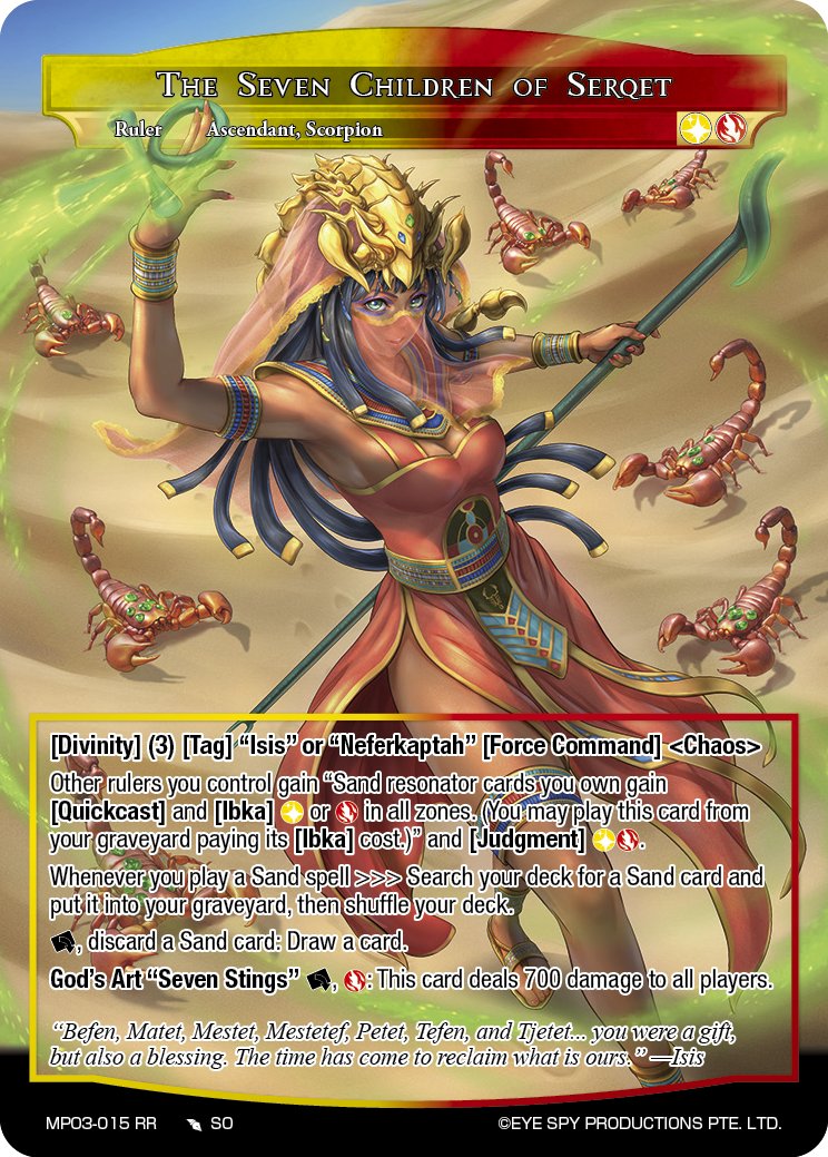 ForceOFWill_ES's tweet image. ¡Spoilers de #MP03, "Masterpiece Collection 03", una coleccion extra de #FowTcg!
Visualiza todos los spoilers en el siguiente enlace: 
fowsystem.com/es/Spoiler