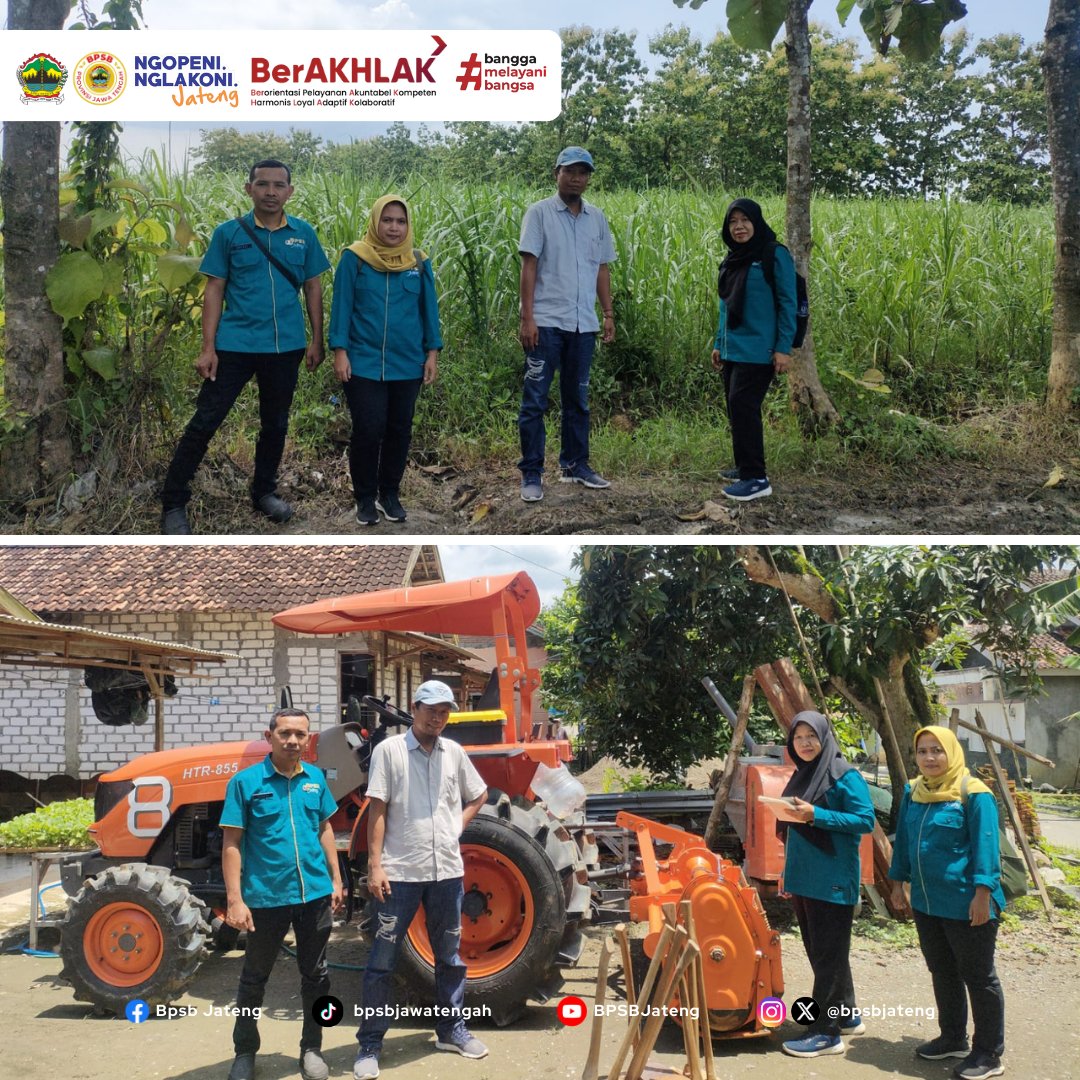 bpsbjateng's tweet photo. Kamis, 29 Januari 2026 PBT di SPPB Wilayah Pati melakukan verifikasi terhadap permohonan rekomendasi sebagai produsen benih tanaman perkebunan CV. Idea Cahaya Muda yang berlokasi di Desa Lambangan Wetan, Kec. Bulu, Kab. Rembang. https://t.co/4sVNMxy9ky