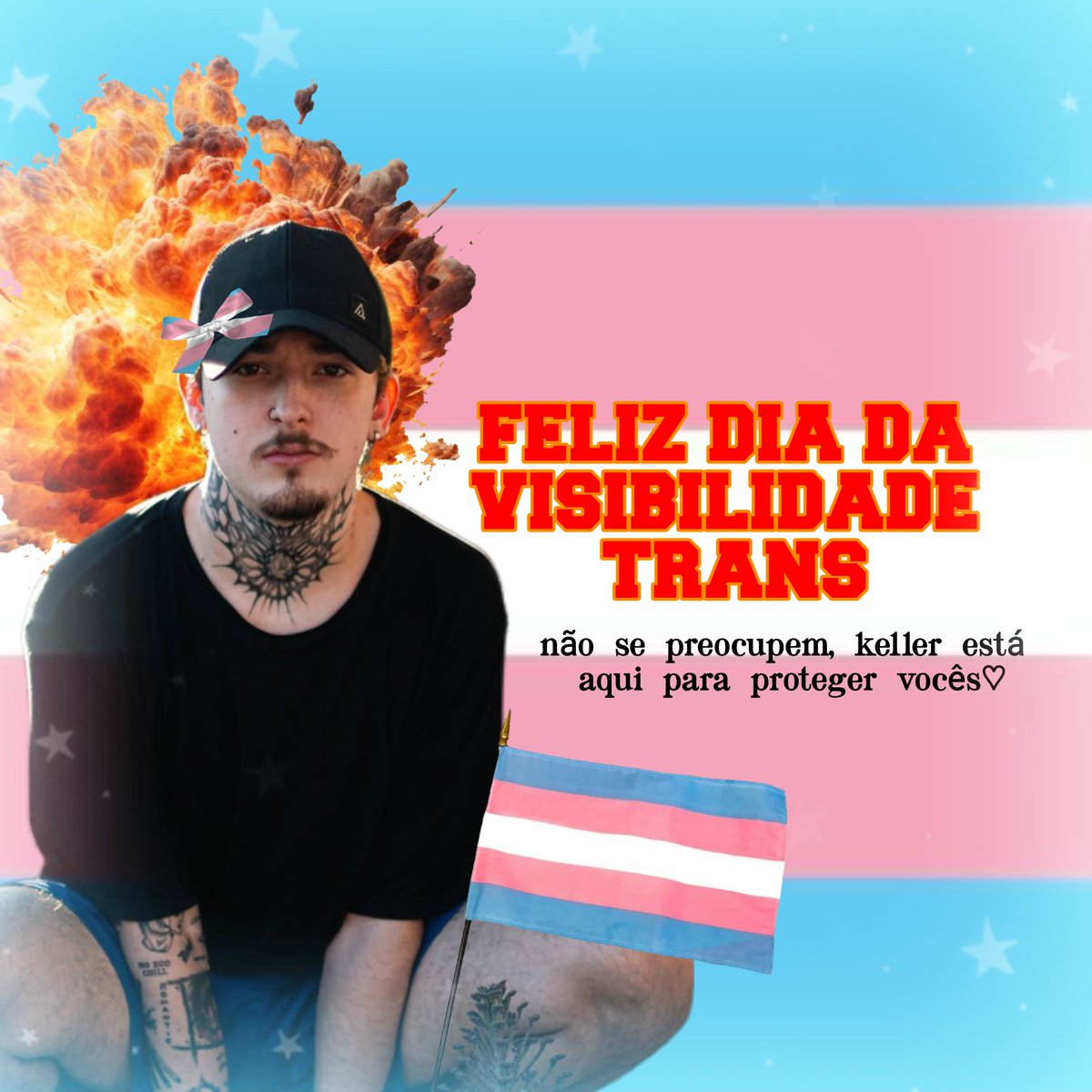 acervokeller_'s tweet image. FELIZ DIA DA VISIBILIDADE TRANS!!🏳️‍⚧️