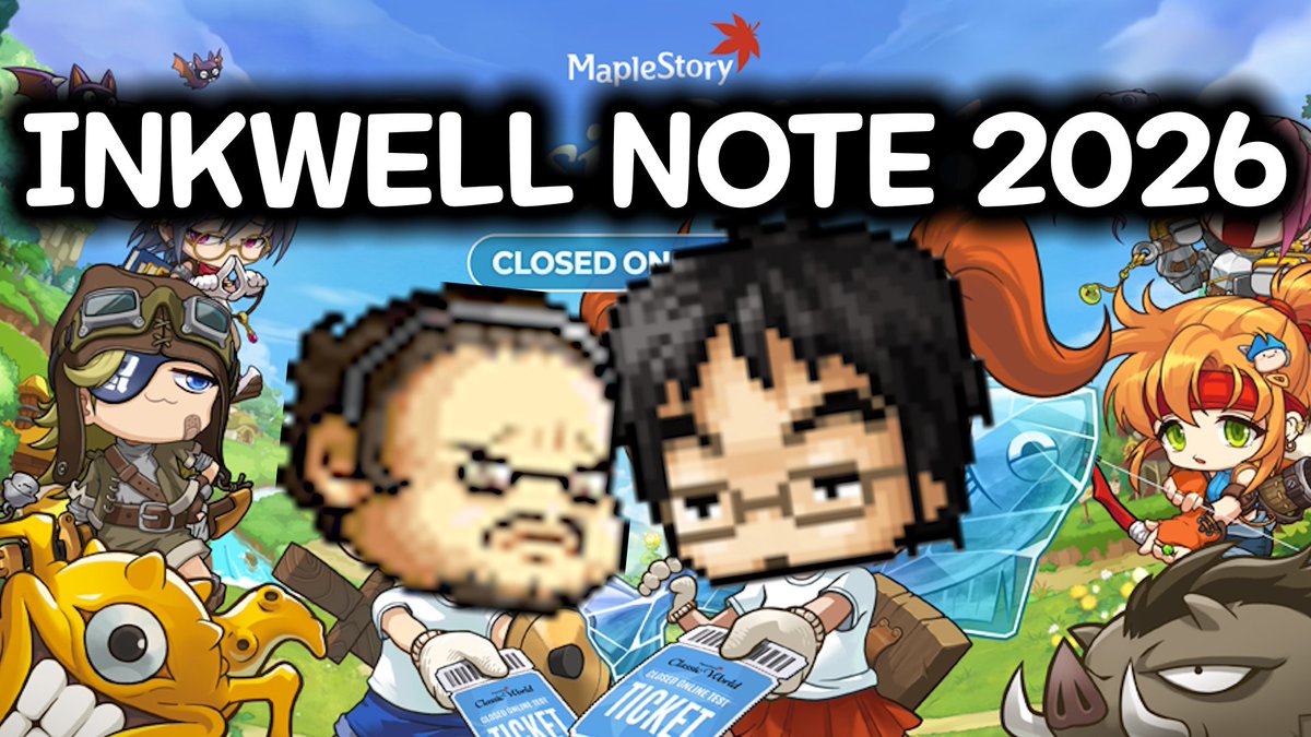 THE FIRST INKWELL NOTE OF 2026! DID HE COOK?
Check it out: youtu.be/S9lGXNBVtOc
#MapleStory