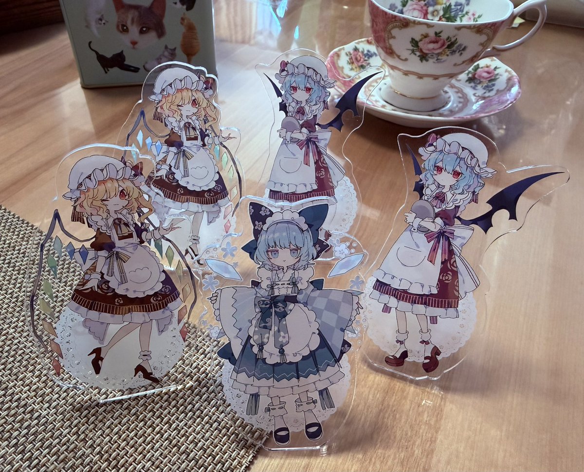 一緒にお出かけ出来るマルチアクスタ。

試作は満足な出来✨
今日から制作に入ります。

乞うご期待！