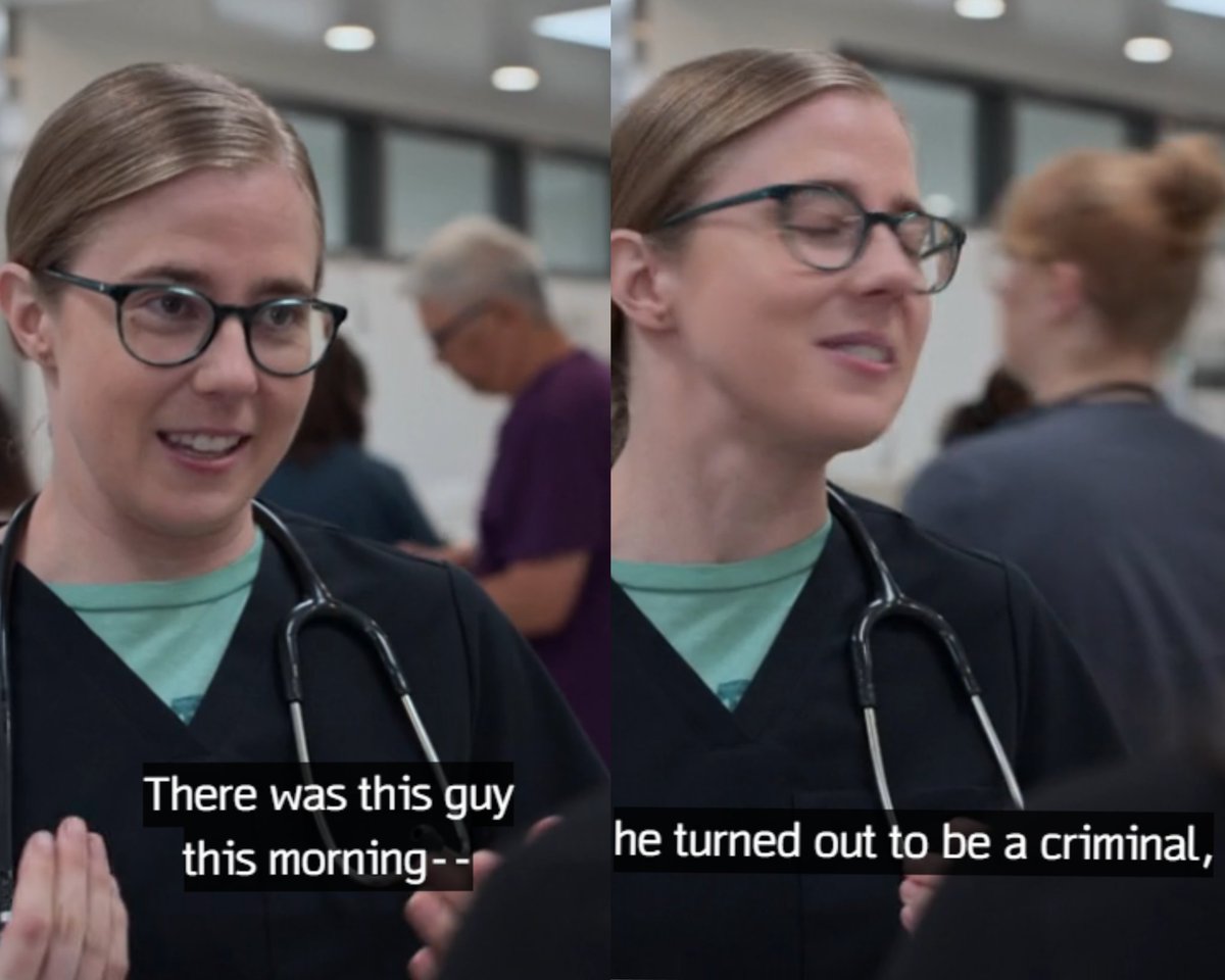 I love how unintentionally funny Mel is #thepitt