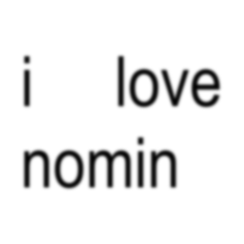 i ♥️ nomin
