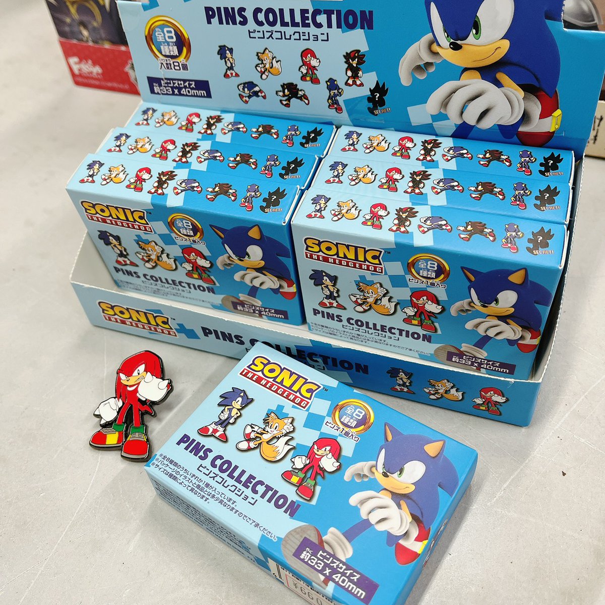 ソニック・ザ・ヘッジホッグ ピンズコレクションが入荷しました