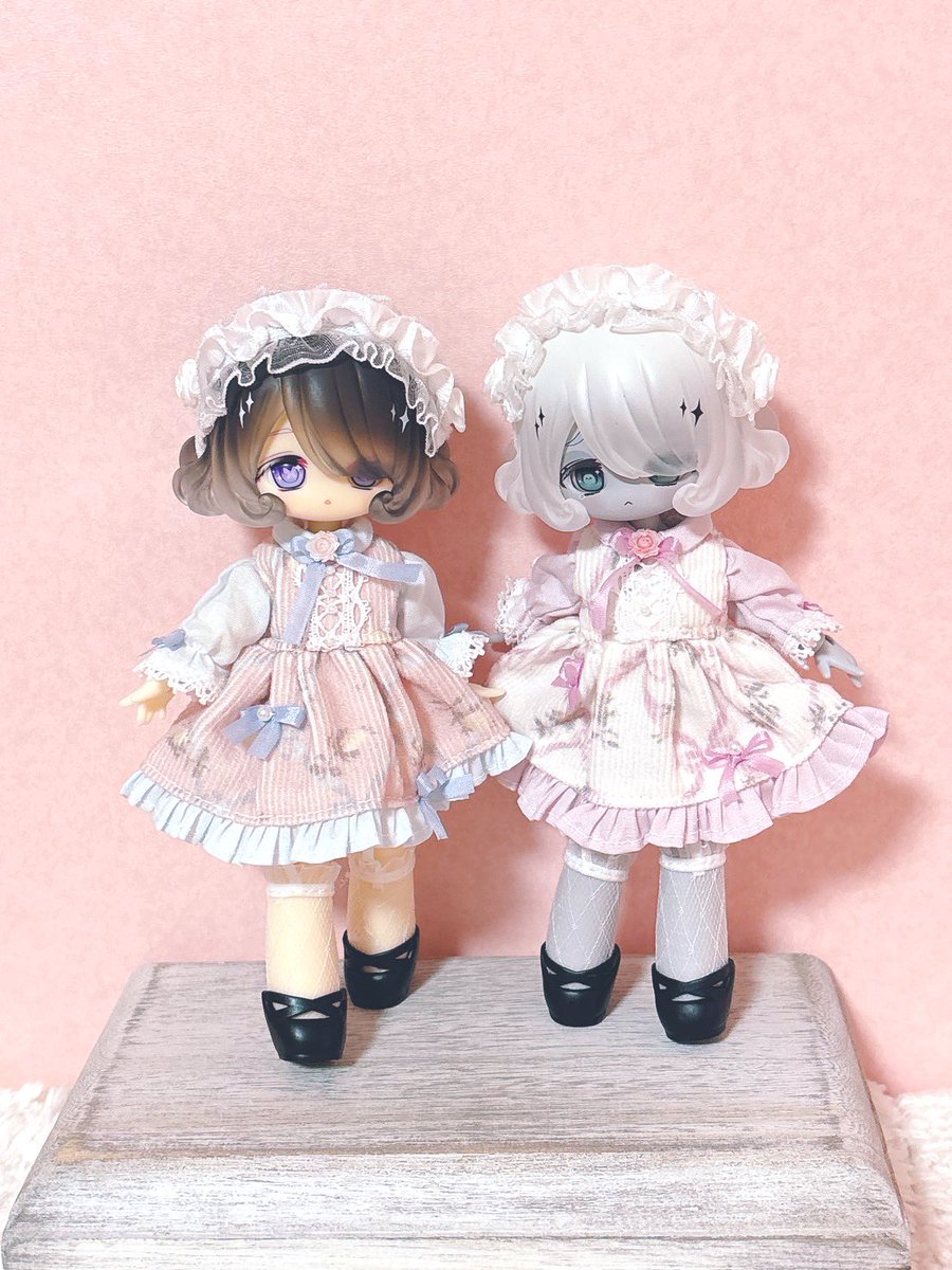 ドルミス61販売服 ②オビツ11/ピコニーモPサイズ薔薇とリボンの