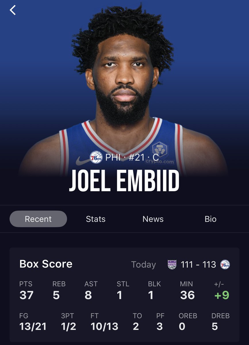 Joel Embiid and Tyrese Maxey was a problem for the Kings tonight 🔥
