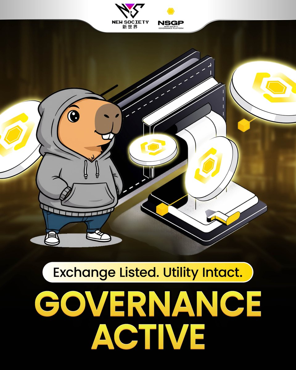 🔺⚙️ A rare combination in crypto: tradable, usable, and  community-governed. #UtilityToken #GovernedByCommunity #NSG #MEXC