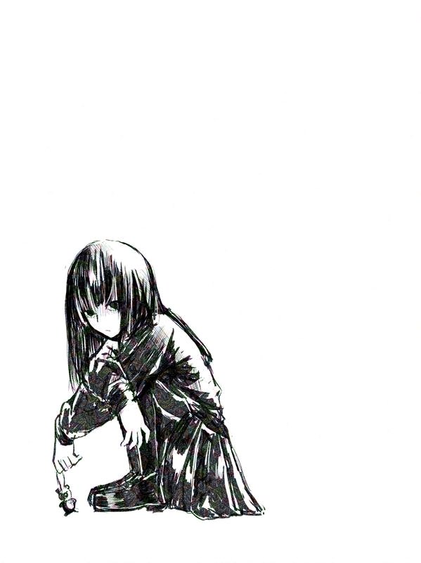 ひとりで何をしてるの？

#落書き
#イラスト