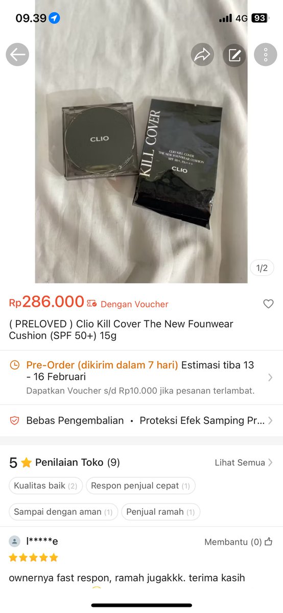 kim_acesa's tweet photo. Wts want to sell
- cushion clio shade 1,5 BP (preloved)
- Loccitane cleansing oil + milk (NEW) free shampoo mini
- loccitane immortelle reset serum (NEW) 1,5 nego 

Dm lgsg yaa utk detail lainnya

Wtb skincare makeup https://t.co/cLBnKJffiH