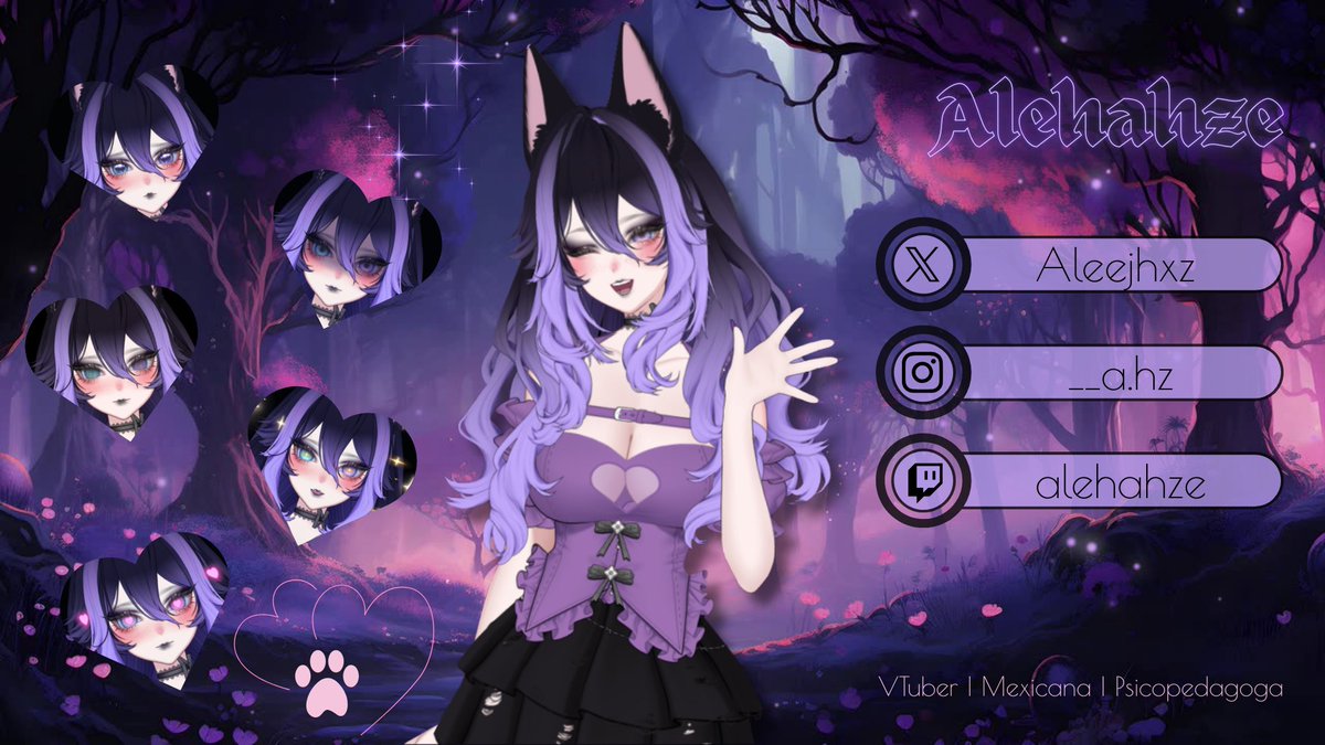 Alehahze's tweet photo. -`𖹭´- ¡Hola! ✨-`𖹭´-
Soy Alehahze, tu Vtuber mexicana favorita y psicopedagoga de confianza 💜
Vengo a agregarle a tu vida un poco de caos y griterío del bueno. ¿Me sigues?
♡ https://t.co/gV08zOJHhX
♡ https://t.co/1V9aujQV9K
#VTuberES #VtuberMX https://t.co/wVnUV6zazZ