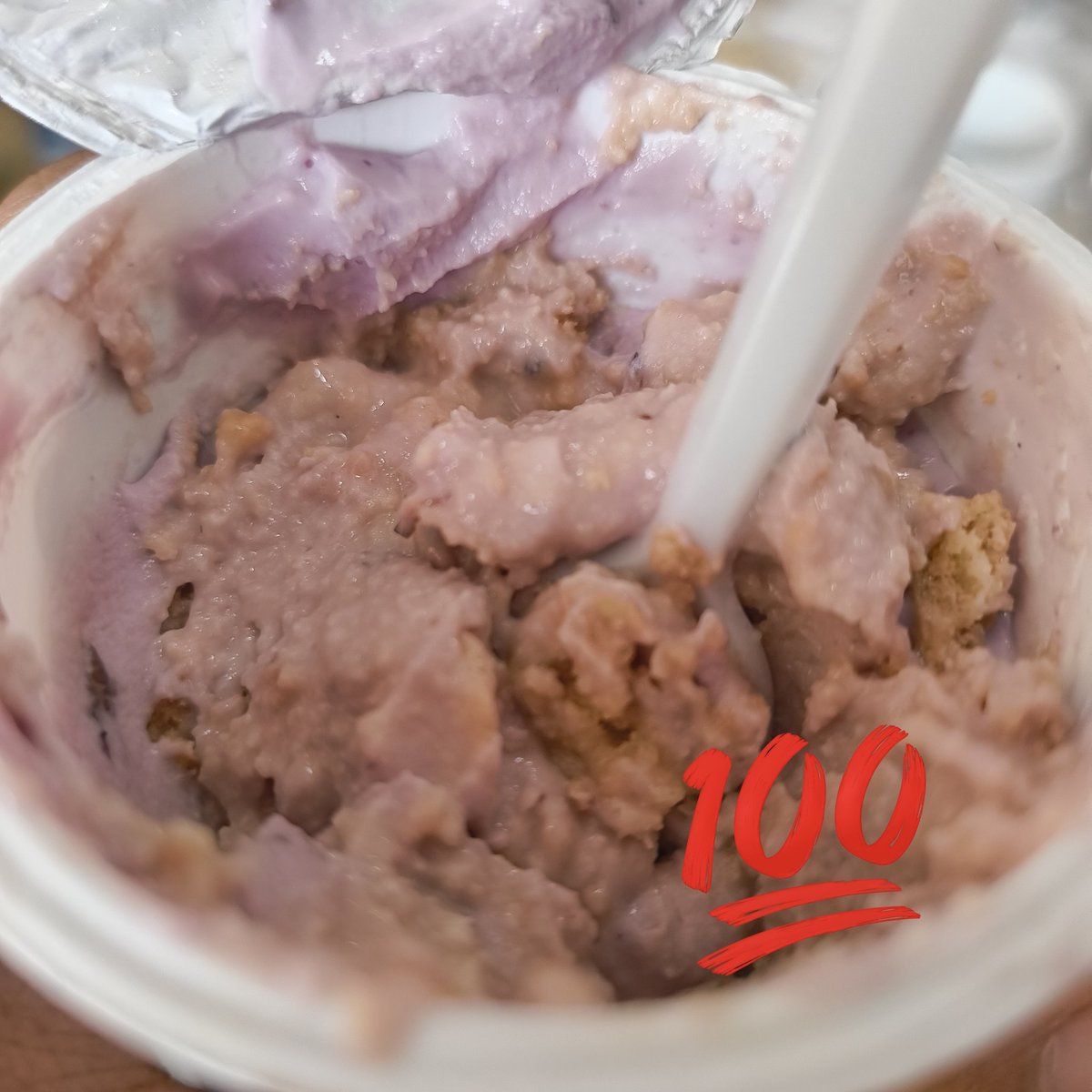 กรีกโยเกิร์ต blueberry + บัตเตอร์คุกกี้

= บลูเบอร์รี่ชีสเค้ก🤯💜