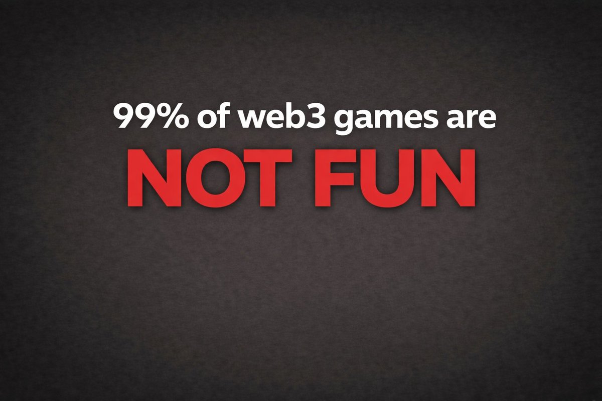 If your game is not unique or extremely fun don't tell me to play it.

I don't wanna be playing web3 copies of better web2 games that's just a waste of my time.
You can have good economy in an unique and fun game you don't need to just copy something that already exists.

Improve