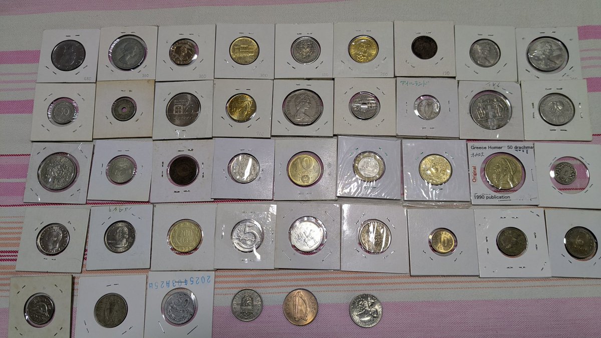 世界の安い #古コイン 御坂美琴やコレクレーに見せると泣くかなｗｗｗ🥹🥹🥹