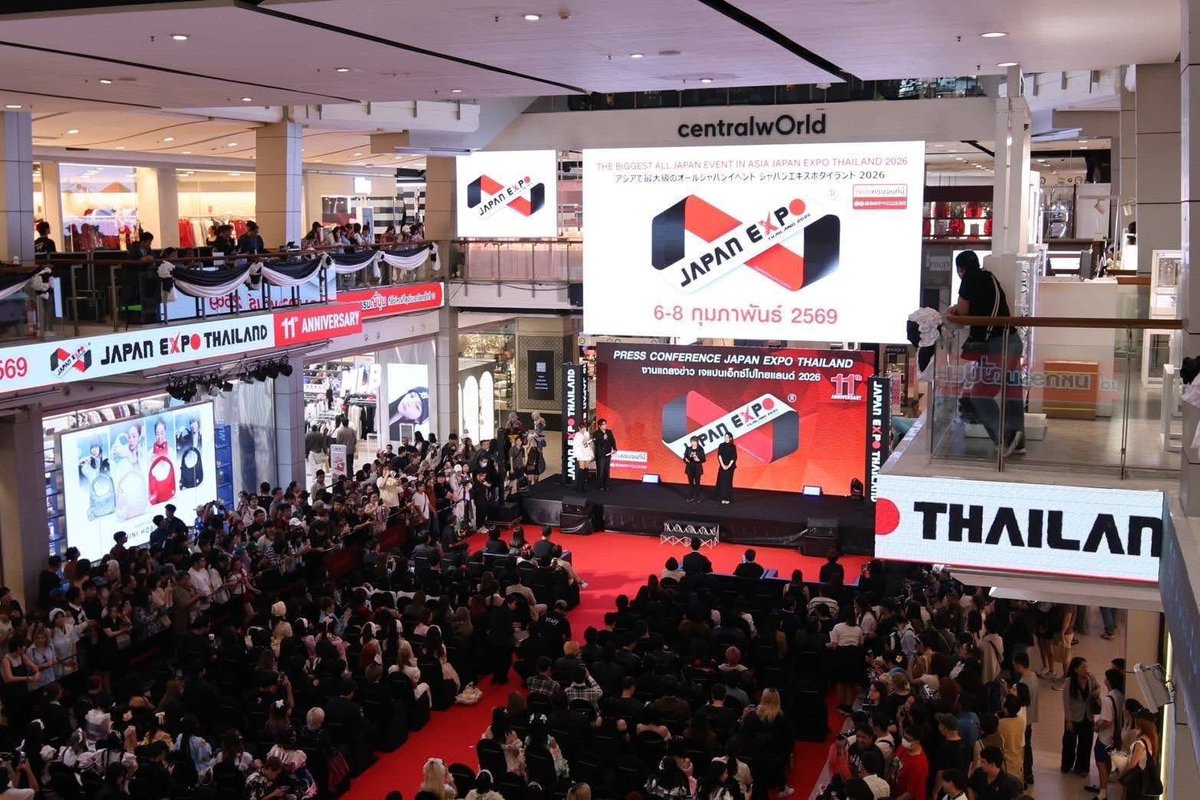 จี-ยู ครีเอทีฟ ฉลองก้าวสู่ปีที่ 11 JAPAN EXPO THAILAND 2026 
กับปรากฏการณ์ซอฟต์พาวเวอร์ญี่ปุ่นที่ทุกคนรอคอย!

BNFP PRESSCON JAPANEXPO 2026
#japanexpothailand2026

#BossNoeul #BoNoh 
#Bosschaikamon #ShawtyBoss  
#Noeulnuttarat #MagentaBoy
#JapanExpoThailand2026