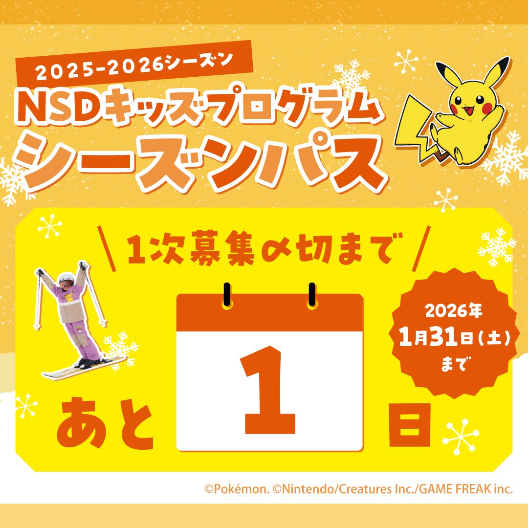 NSDキッズプログラム【公式】 tweet media